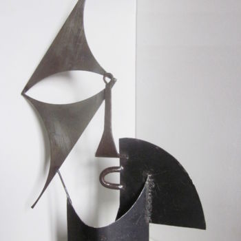 雕塑 标题为“Tete” 由Jérôme Danikowski, 原创艺术品, 金属