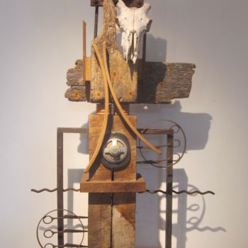 Skulptur mit dem Titel "Arizona Dream" von Jérôme Danikowski, Original-Kunstwerk, Metalle
