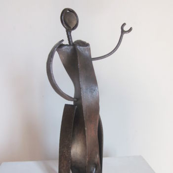 Sculpture titled "L'orateur" by Jérôme Danikowski, Original Artwork, Metals