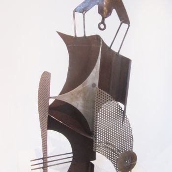 Sculpture titled "Arlequin 3" by Jérôme Danikowski, Original Artwork, Metals