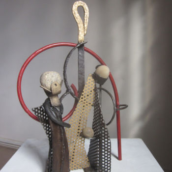 Sculpture intitulée "Nurse 2" par Jérôme Danikowski, Œuvre d'art originale, Métaux
