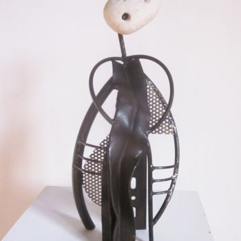 雕塑 标题为“L'ingénue” 由Jérôme Danikowski, 原创艺术品, 金属