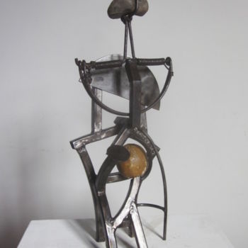 Sculptuur getiteld "Cubiste" door Jérôme Danikowski, Origineel Kunstwerk, Metalen