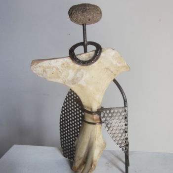 Скульптура под названием "Fugitive" - Jérôme Danikowski, Подлинное произведение искусства, Металлы