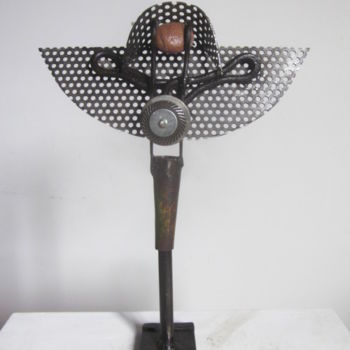 Rzeźba zatytułowany „Ange 3” autorstwa Jérôme Danikowski, Oryginalna praca, Metale