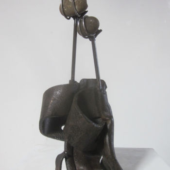 Escultura intitulada "Couple12" por Jérôme Danikowski, Obras de arte originais, Metais