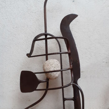 Sculpture titled "Cavalier7" by Jérôme Danikowski, Original Artwork, Metals