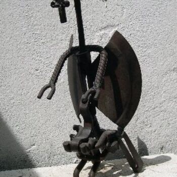 Sculpture intitulée "Dragon" par Jérôme Danikowski, Œuvre d'art originale, Métaux