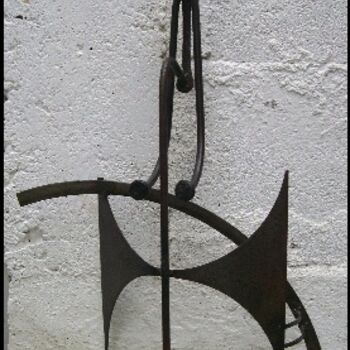 Sculpture titled "Centaure" by Jérôme Danikowski, Original Artwork, Metals