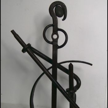 Sculpture titled "Ulysse" by Jérôme Danikowski, Original Artwork