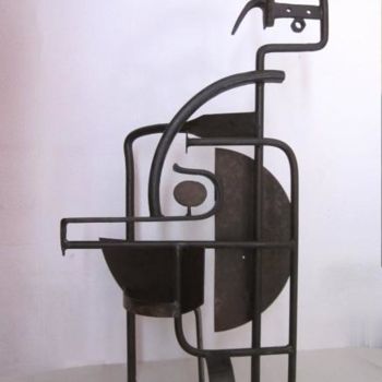 Escultura titulada "Chaman" por Jérôme Danikowski, Obra de arte original