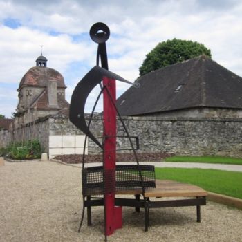 Sculpture titled "L'été immobile" by Jérôme Danikowski, Original Artwork