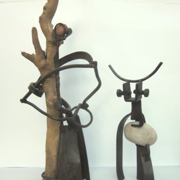 Sculpture intitulée "Ariane et le minota…" par Jérôme Danikowski, Œuvre d'art originale