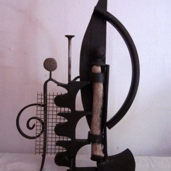 Скульптура под названием "Tribu antique 4" - Jérôme Danikowski, Подлинное произведение искусства
