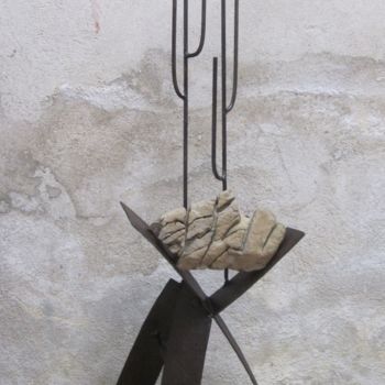 Escultura intitulada "Cactus" por Jérôme Danikowski, Obras de arte originais