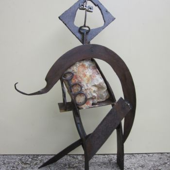 Skulptur mit dem Titel "Arlequin" von Jérôme Danikowski, Original-Kunstwerk