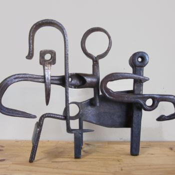 Sculpture intitulée "Composition" par Jérôme Danikowski, Œuvre d'art originale