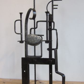 Sculpture intitulée "Famille 5" par Jérôme Danikowski, Œuvre d'art originale, Métaux