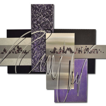 Картина под названием "violet.jpg" - Jérôme Dufaud, Подлинное произведение искусства, Акрил