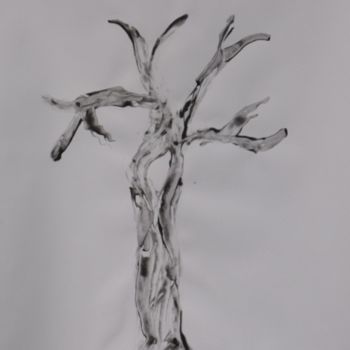 Painting titled "Arbre 1" by Jéromine, Original Artwork