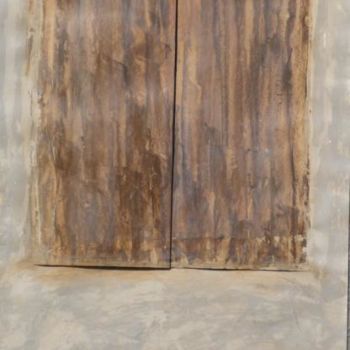 Peinture intitulée "Le pèlerin (fermé)" par Jéromine, Œuvre d'art originale