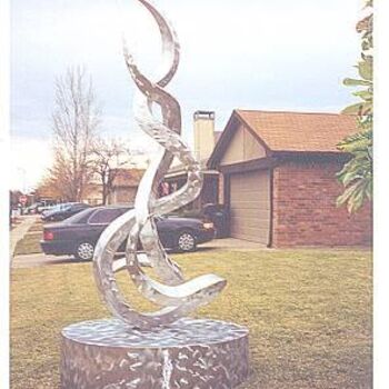 Sculpture intitulée "Intertwined III" par Jerry Sanders, Œuvre d'art originale
