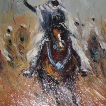 Painting titled "durber" by Maganganu [Talks], Original Artwork