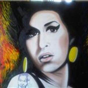 Painting titled "Amy" by Jerry Hewitt, Original Artwork, Oil