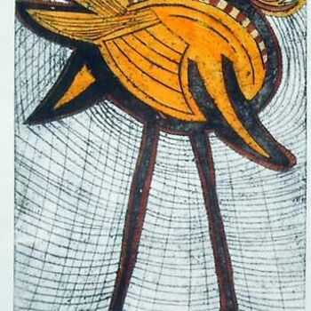 Malarstwo zatytułowany „The Bird” autorstwa Jesper Eriksson, Oryginalna praca, Olej