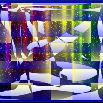 Digitale Kunst mit dem Titel ""Temps de neige"" von Jess Wayar, Original-Kunstwerk, Andere