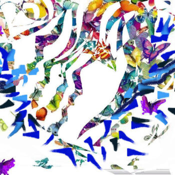 Arte digital titulada ""Butterfly of you"" por Jess Wayar, Obra de arte original