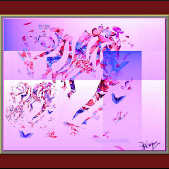 Digital Arts titled ""Coeur d'espoir"" by Jess Wayar, Original Artwork