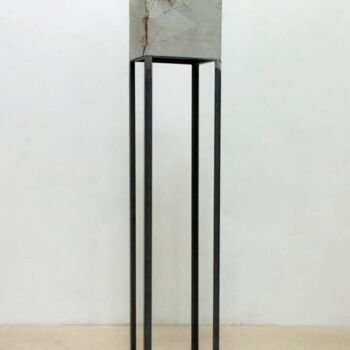 Sculpture intitulée "Ser humano" par Jessica Guerreiro, Œuvre d'art originale, Ciment
