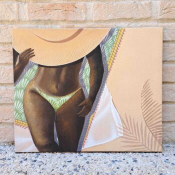 Peinture intitulée "Effet Grenadine" par Jessica Testut - L'Art De Soi, Œuvre d'art originale, Acrylique