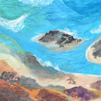 Картина под названием "Changing Shoreline" - Jessie Moerk Nee Hogg, Подлинное произведение искусства