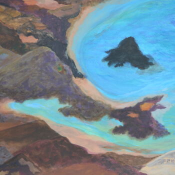 Painting titled "New Sand" by Jessie Moerk Nee Hogg, Original Artwork, Acrylic
