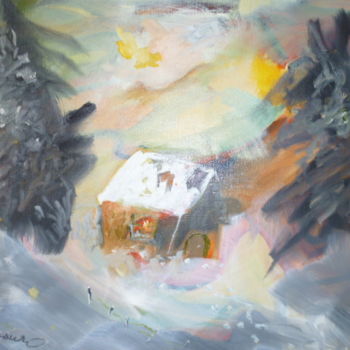 Malarstwo zatytułowany „"L' Avent"” autorstwa Jessuro, Oryginalna praca, Olej
