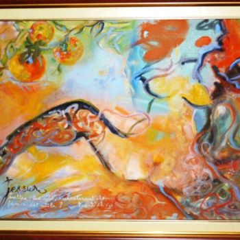 Painting titled ""de battre, tes cil…" by Jessuro, Original Artwork, Other