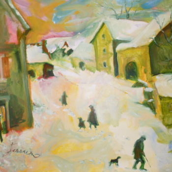 Painting titled ""le petit-Charmont"…" by Jessuro, Original Artwork