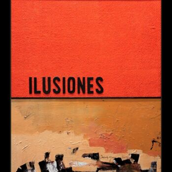 "Ilusiones. Homenaje…" başlıklı Tablo Jesús Meco tarafından, Orijinal sanat, Petrol artwork_cat. üzerine monte edilmiş