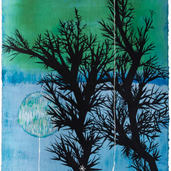 Pittura intitolato "Tempos de sombras 1" da Jesus Tejedor, Opera d'arte originale, Acrilico