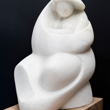 雕塑 标题为“Maternidad” 由Jesús (Xuxo) Vazquez, 原创艺术品, 石