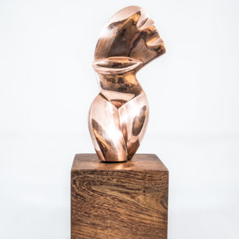 雕塑 标题为“Female Torso” 由Jesus Valencia, 原创艺术品, 青铜