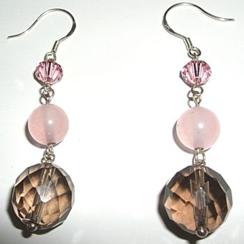 Design titled "Smokey quartz, rose…" by Berglind Jewellery Design, Original Artwork, Jewelry