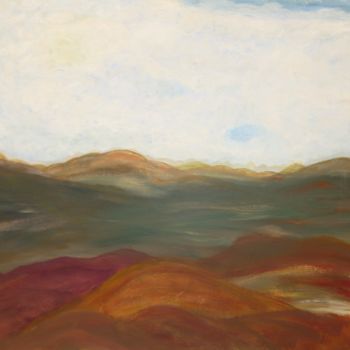 Painting titled "Landscape (4522)" by J.F. Broedelet, Original Artwork, Acrylic