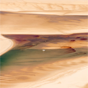 Photographie intitulée "sable sanguin" par François Boizot, Œuvre d'art originale