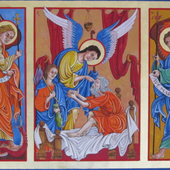 제목이 "Saints Michel, Raph…"인 미술작품 Jean-François Brivois로, 원작, 온도