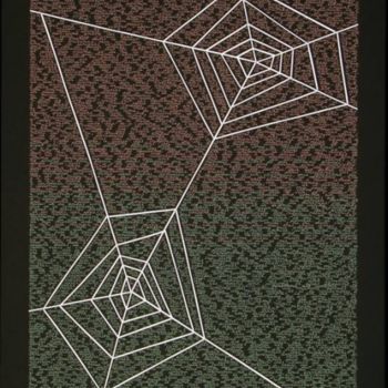 Painting titled "web2" by Jean-François Caillarec, Original Artwork