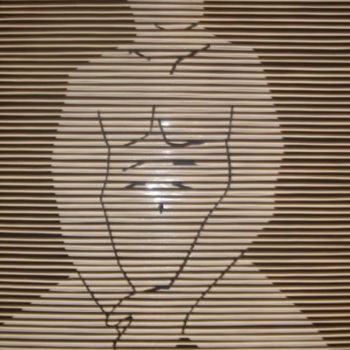 Peinture intitulée "man9_2008" par Jean-François Caillarec, Œuvre d'art originale