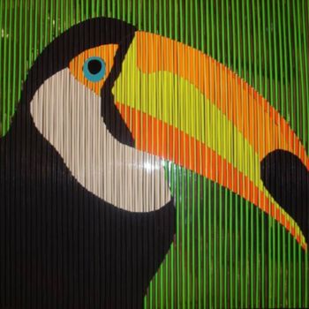 Рисунок под названием "toucan" - Jean-François Caillarec, Подлинное произведение искусства